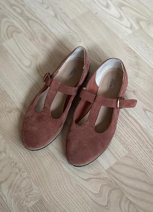 Туфли босоножки балетки clarks 38 39 размер