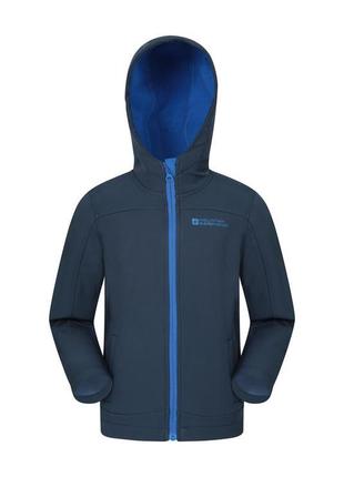 Куртка ветровка софтшелл на флисе mountain warehouse