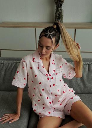 Нежная пижама из муслина💞