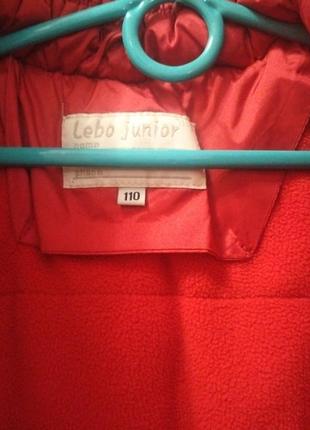 Куртка пальто пуховик lebo junior4 фото