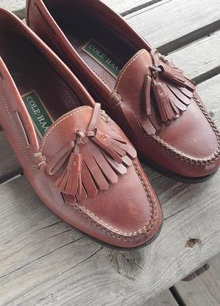 Мужские лоферы. макасины кожаные 43 размер.27.5 см