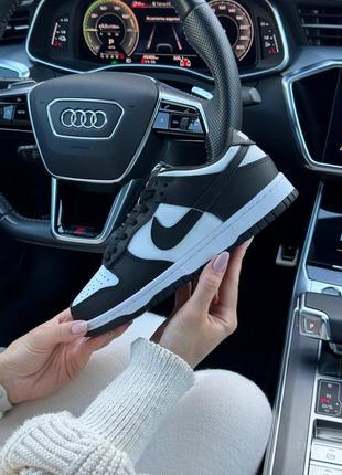 Кроссовки nike sb dunk low retro black white