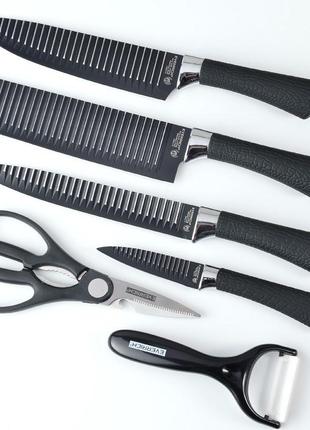 Набір ножів-ножиці з неіржавкої сталі everrich h-0043 фото