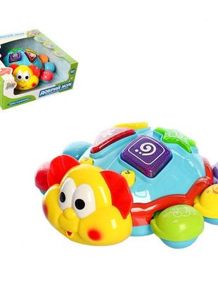 Музыкальная игра жук 7013 ua жук, 19см, обучение (цвета, животные), танцует