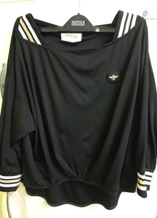 Свитшот cotton женский 40р. gucci италии