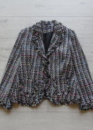 1+1=3 🎁 твідовий піджак жакет блейзер від німецького бренду з додаванням вовни від malvin