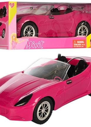 Машинка кабриолет для куклы типа барби defa 8249 с ремнем безопасности