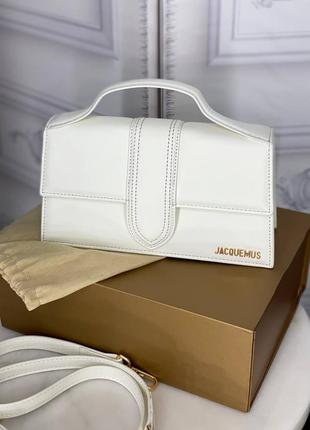 Кожаная сумка сумочка в стиле jacquemus