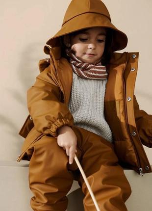 Детский теплый костюм дождевик liewood
