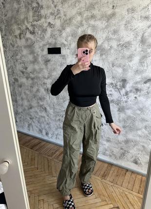 Круті штани карго, джогери на манжетах стяжках, спортивні штани