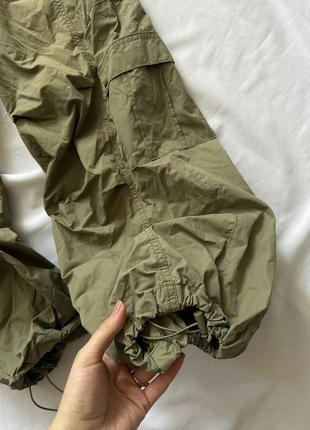 Круті штани карго, джогери на манжетах стяжках, спортивні штани