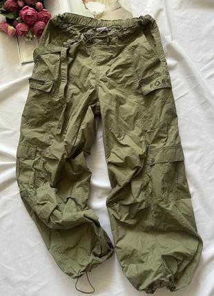 Круті штани карго, джогери на манжетах стяжках, спортивні штани