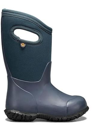 Cапоги резиновые осень/зима bogs waterproof 31 голубой