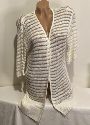 Ажурный кардиган под ремонт (№17)
