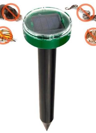 Відлякувач гризунів кротів і комах акумуляторний на сонячній батареї ультразвукової el-1087