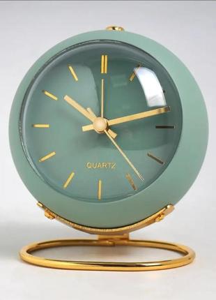 Годинник настільний з підсвіткою і будильником (зелені) арт. 05014
