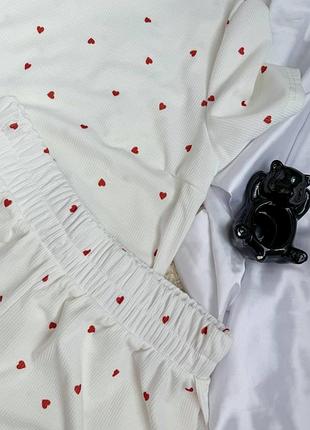 Жіноча піжама в сердечко
