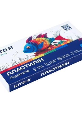 Пластилин kite classic k-081, 6 цветов, 120 г
