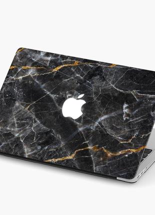 Чохол пластиковий macbook air 13,6 m2 (a2681) темний мрамор (dark marble)