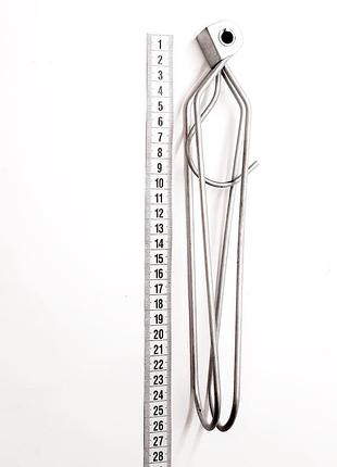 6 шт. вішалки-плечики no 46 угор, розкладний металевий тремпіль дорожній, клеймо,...