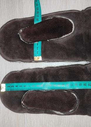 Рукавички краги замша вовга