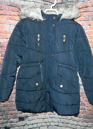 6-7 лет детская зимняя куртка для девочки primark