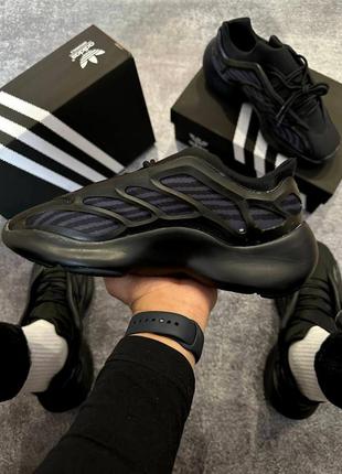 Adidas yeezy 700 black blue2 фото