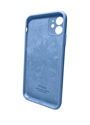 Чохол для смартфона silicone full case aa camera protect for apple iphone 11 pro max кругл 49,cornflower 2