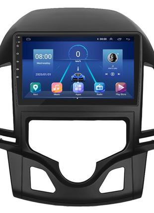 Штатная магнитола 9" lesko для hyundai i30 i рестайлинг 2010-2012 2/32gb wi-fi gps base 9шт