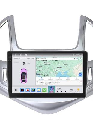 Штатна магнітола 9" lesko для chevrolet cruze i рестайлінг 2012-2016 4/64 qled carplay 360 prime 5 шт.
