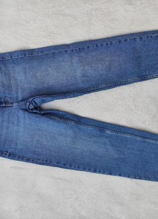 Базовые классические свет синие голубые джинсы мом mom slim shirt jeans tselr & bear2 фото