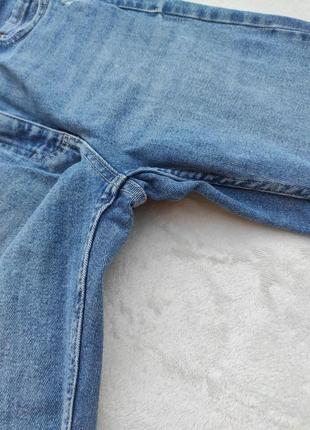 Базовые классические свет синие голубые джинсы мом mom slim shirt jeans tselr & bear5 фото
