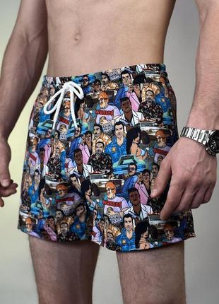 Шорти для плавання pobedov pool day gta блакитний