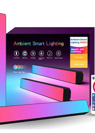 Топ! настільна led-лампа rgb 5v panel 3 bluetooth dual pack usb interface with app