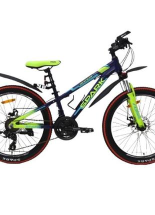 Велосипед spark tracker 11 24 (колеса — 24", алюмінієва рама — 11")3 фото