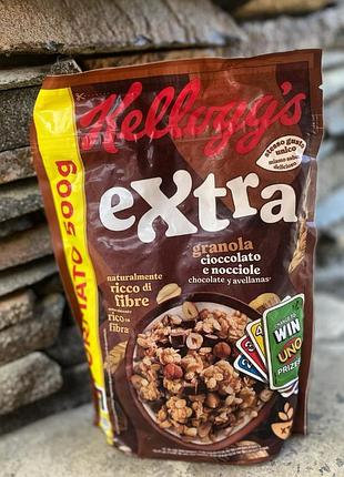 Гранола kellogg’s extra 500г vegan