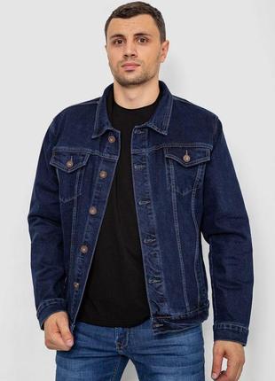 Куртка чоловіча джинсова, колір темно-синій, розмір m fa (010269