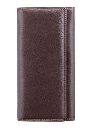 Гаманець жіночий шкіряний коричневий visconti ht-35-choc