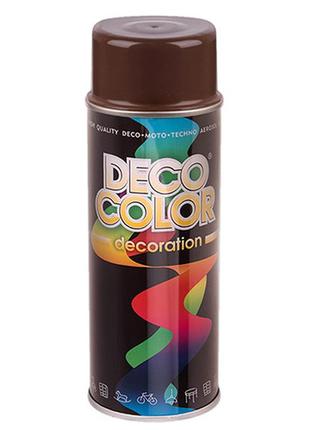 Deco color краска аэроз. 400ml decoration/коричневый