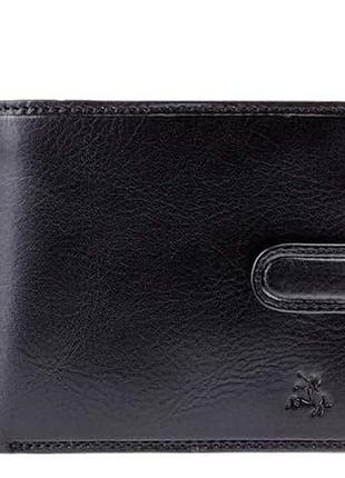 Гаманець чоловічий шкіряний чорний visconti tsc-41-blk