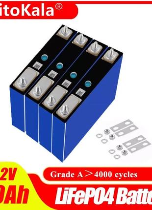 Акумулятор liitokala 50 ah lifepo4 3.2v літій-залізо-фосфат,4 шт,100a