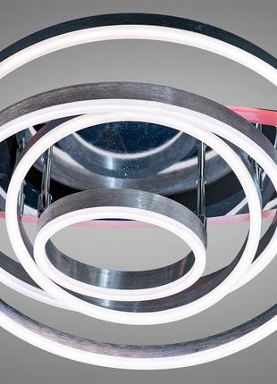 Светодиодный потолочный светильник 7005/4new hr led 3color dimmer с пультом матовый хром