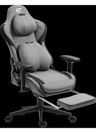 Игровое кресло gt racer x-2308 fabric с регулировкой высоты, поддержкой спины и шеи