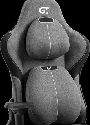 Игровое кресло gt racer x-2308 fabric с регулировкой высоты, поддержкой спины и шеи