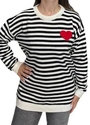 Свитер женский свитер удлененный