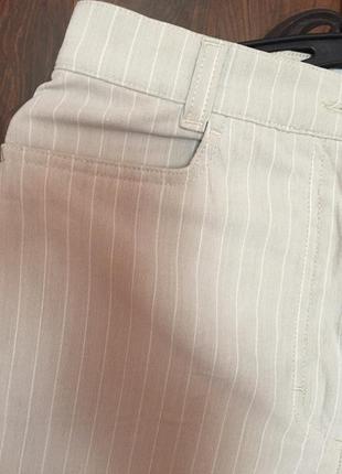 Летние брюки светлого цвета в полоску в отличном состоянии р-р 365 фото