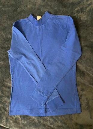 Детский гольф синего цвета 100% хлопок