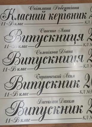 Лента выпускница молочная 2025