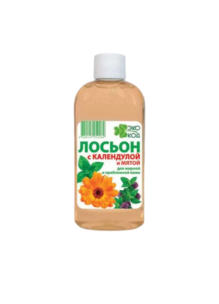 Лосьон для лица с календулой и мятой