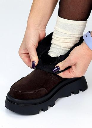 Эффектные ботинки челси натуральная замша 22750